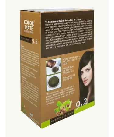 Color Mate Hair dye based on natural henna without ammonia - Buy Online on GoSupps.com