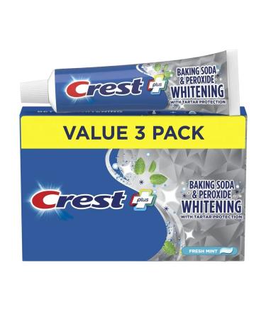 CREST Bucking Soda & Peroxide - Toothpaste 161 G (3 pcs.)