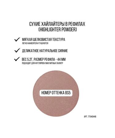 MAKE UP SECRET Highlighter blush bronzer bs 5