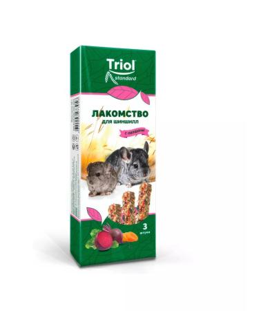 Triol Standard delicacy for chinchillas with vegetables packaging 2 pcs - Buy Online on GoSupps.com