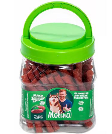 Molina Dog treat for dogs duck sticks 400 g