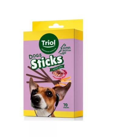 Triol FUN FOOD DOGNACT FOR DOLS A straw with duck meat 70 g