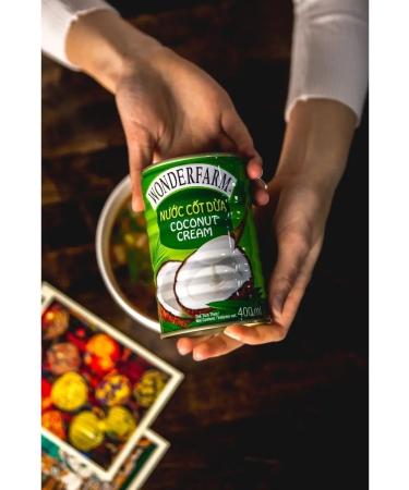 Ha Noi Food Store Coconut cream vegetable cream 400 ml - Buy Online on GoSupps.com
