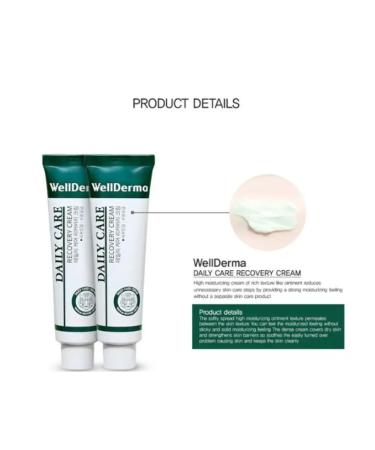 WELLDERMA Daily Care Recovery Cream Face Cream 30ml - Buy Online on GoSupps.com