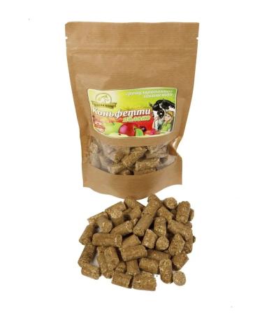 Vkonyakorm Konfetti Apple - a natural treat for a horse 200 grams - Buy Online on GoSupps.com