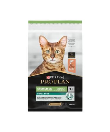 PRO PLAN Dry food for sterilized cats with salmon - 10 kg - Buy Online on GoSupps.com