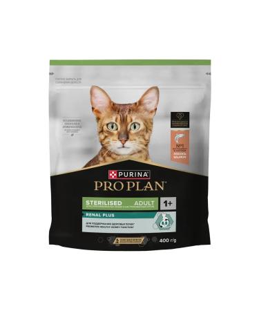 PRO PLAN Dry food for sterilized cats with salmon 400 g - Buy Online on GoSupps.com