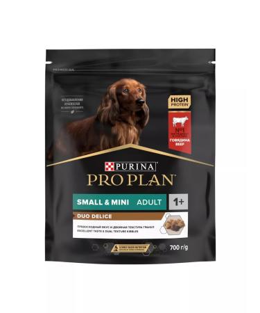 PRO PLAN Dry food for small dogs with beef 700 g - Buy Online on GoSupps.com