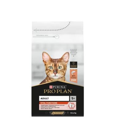 PRO PLAN Dry food for cats for senses with salmon 1.5 kg - Buy Online on GoSupps.com
