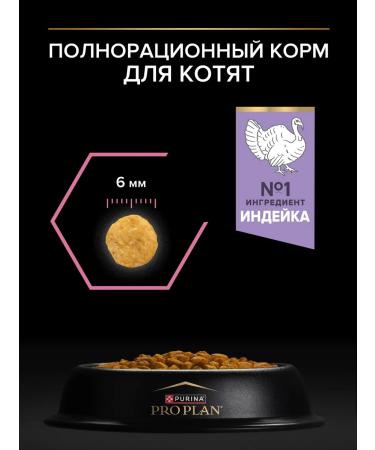 PRO PLAN Dry food for kittens for digestion with a turkey 1.5 kg - Buy Online on GoSupps.com