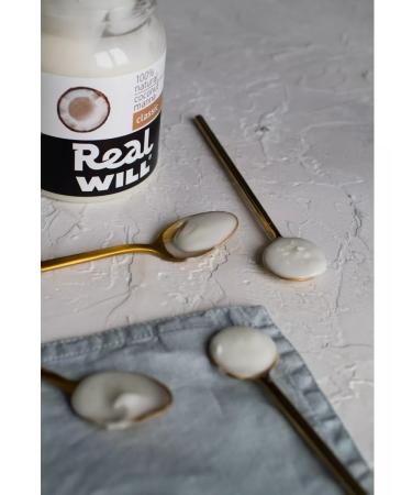 Real Will Coconut paste without sugar natural 330 grams - Buy Online on GoSupps.com