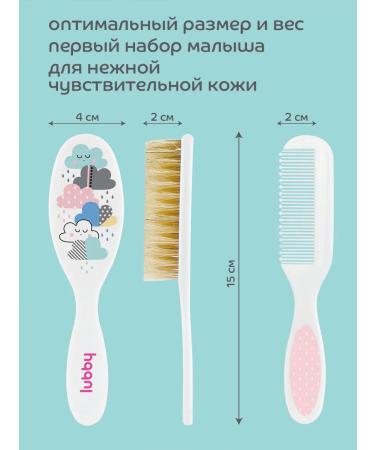 LUBBY Combing for newborns natural set - Buy Online on GoSupps.com