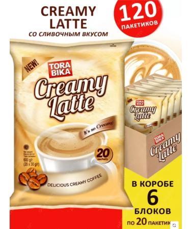 ToraBika Soluble coffee in bags Creamy Latte Latte 3B1 120 pcs - Buy Online on GoSupps.com