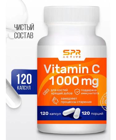 SPR ACTIVE Vitamin C 1000 mg 120 capsules - Buy Online on GoSupps.com