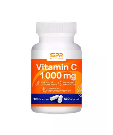 SPR ACTIVE Vitamin C 1000 mg 120 capsules - Buy Online on GoSupps.com
