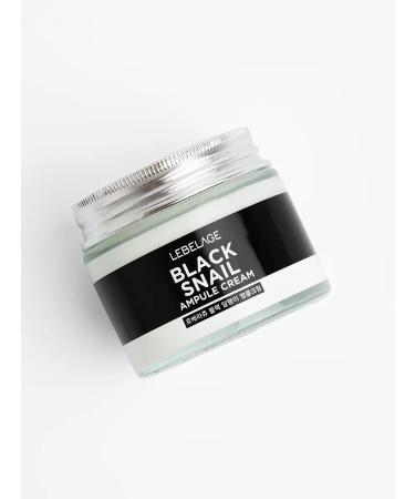 Lebelage Ampoule face cream with mucin black snail Korea 70ml - Buy Online on GoSupps.com