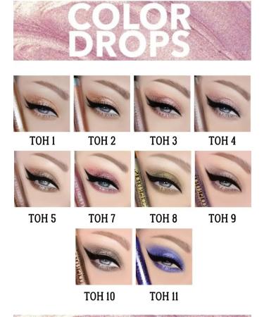 Belor Design Eye Shadows liquid color drops tone 8 - Buy Online on GoSupps.com