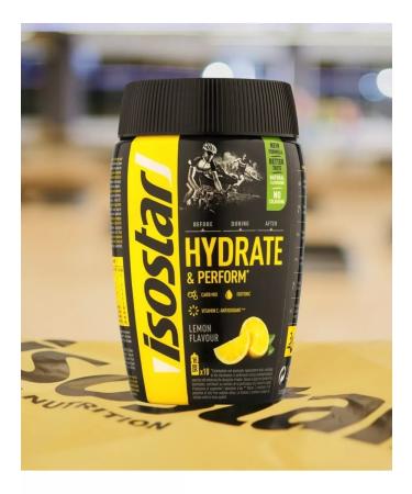 Isostar Isotonic drink Hydrate & Perform Lemon - Buy Online on GoSupps.com