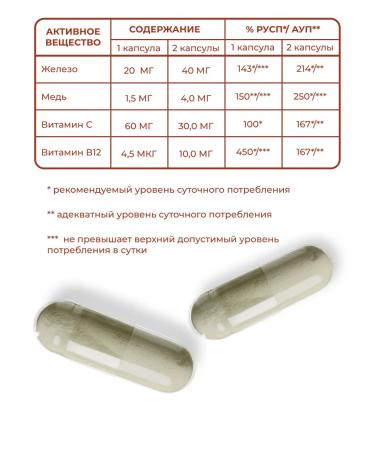 Vitamin Garden LE Iron Fumarat and Vitamin C 20 mg - Buy Online on GoSupps.com