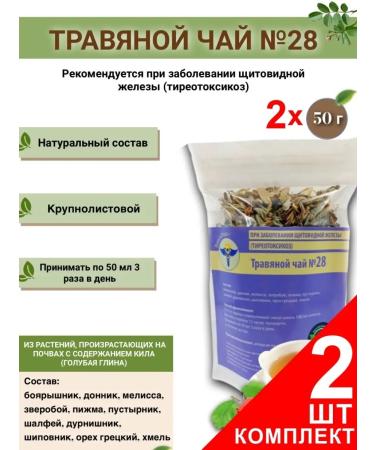 VolgaLad Tea set No. 28 collection for thyroid disease