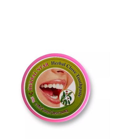 Herbal Star Natural bleaching Thai toothpaste cloves 2x30g - Buy Online on GoSupps.com