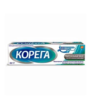 Korega Cream neutral taste Extra Strong fixation 40 g