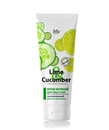IRIS "Limecucumber" Cream Night for Facial Faces and Age moisturizer 75ml - Buy Online on GoSupps.com