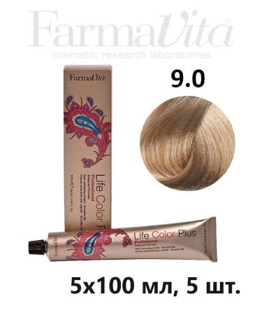 Farmavita Hair dye life color plus 9.0 very light blond