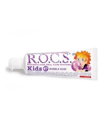 ROCS Baby toothpaste from plaque for oral hygiene - Buy Online on GoSupps.com
