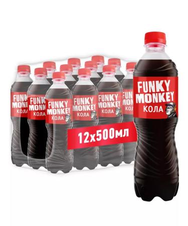 FUNKY MONKEY Carbonated drink of stake classic 0.5 l.x 12 pcs