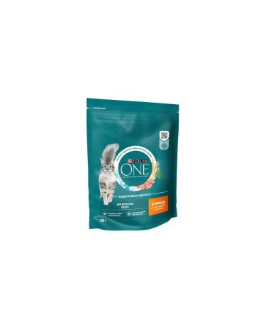 Nestle Purina One Dry food for adult cats with chicken and cereals - 200 g - Buy Online on GoSupps.com