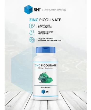 SNT Zinc Picoline Zinc Picolinate 22MG 60K - Buy Online on GoSupps.com