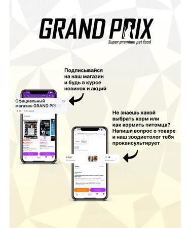 GRAND PRIX Dry food for cats with salmon 0.3 kg - Buy Online on GoSupps.com