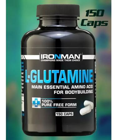 IronMan Glutamin amino acid capsule 150pcs. L-Glutamine