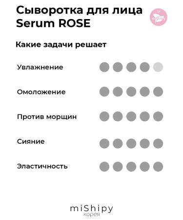 miShipy Korean serum with rose extract 30 capsules - Buy Online on GoSupps.com