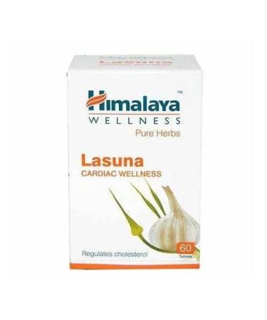 Himalaya Herbals Lasuna for the health of blood vessels with atherosclerosis 60 tab - Buy Online on GoSupps.com