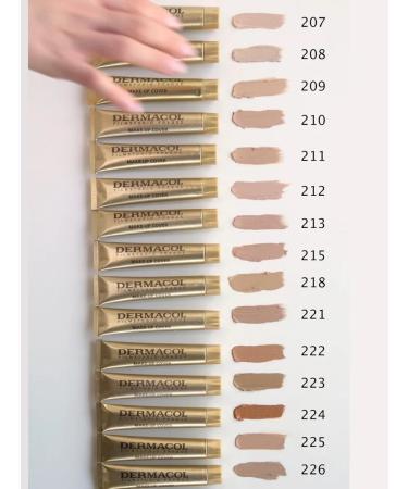 Dermacol 218 tone. Masking tonal cream MAKE-UP Cover - Buy Online on GoSupps.com