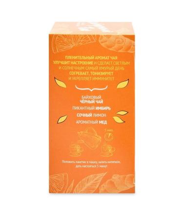 GreenLab Ginger tea (lemon honey) 20 bags - Buy Online on GoSupps.com