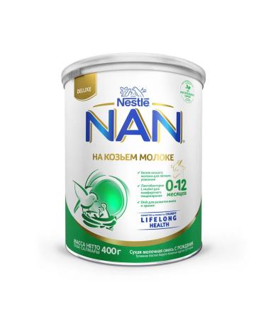 Nan on goat milk from 0 to 12 months 400g - Buy Online on GoSupps.com