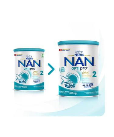 NAN Mixture for NAS Growth 2 Optipro 800 g with 6 months - Buy Online on GoSupps.com