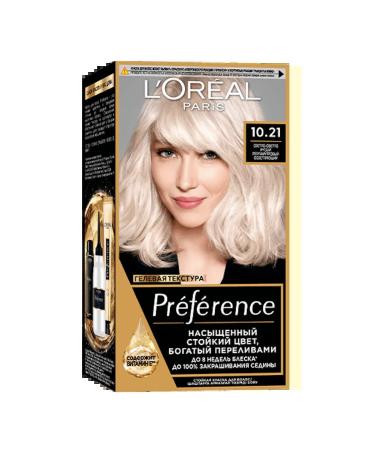 L'OREAL PARIS Persistent hair dye 10.21 Preference