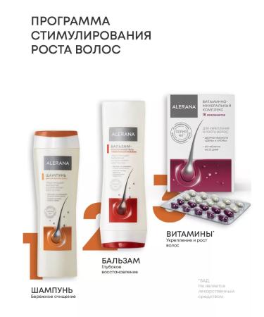 Alerana Aleran shampoo for dyed hair 250ml - Buy Online on GoSupps.com