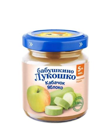 grandma's basket Vegetable and fruit mashed boar-Yobloko 5 months. 6x100 g - Buy Online on GoSupps.com