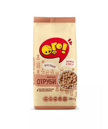 WOW Bran is rye (crispy) 10 bags of 200 grams