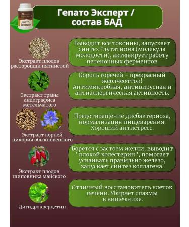 Fitokom Altai Hepato-expert dietary supplement for liver 60 capsules - Buy Online on GoSupps.com