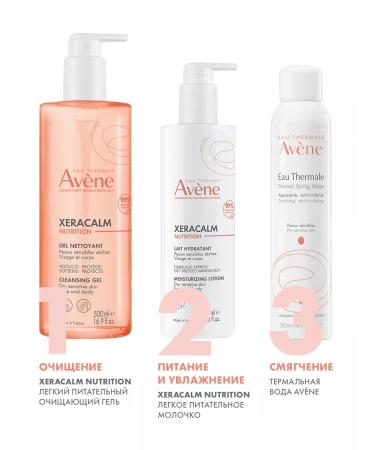 AVENE Cleaning gel for dry skin and body xeraacalm - Buy Online on GoSupps.com