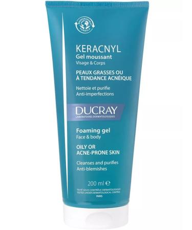 DUCRAY Cleaning face and body gel Keracnyl Keracnyl 200 ml