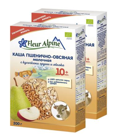 Fleur Alpine Porridge Like Frying with a piece of cigarette and yab from 10 months 2pcs*200g
