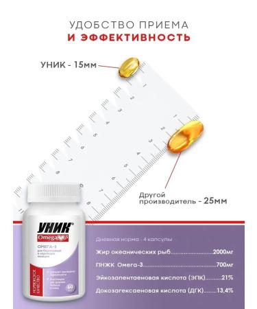 Unique Omega 3 fish oil for pregnant women 60pcs - Buy Online on GoSupps.com