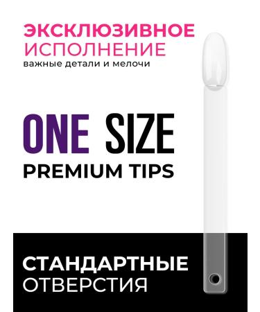 Nail Club Professional Tips on the ring form of almonds transparent 50 pcs - Buy Online on GoSupps.com